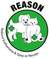 Logo for REASON (Reduce Euthanasia or Spay and Neuter)